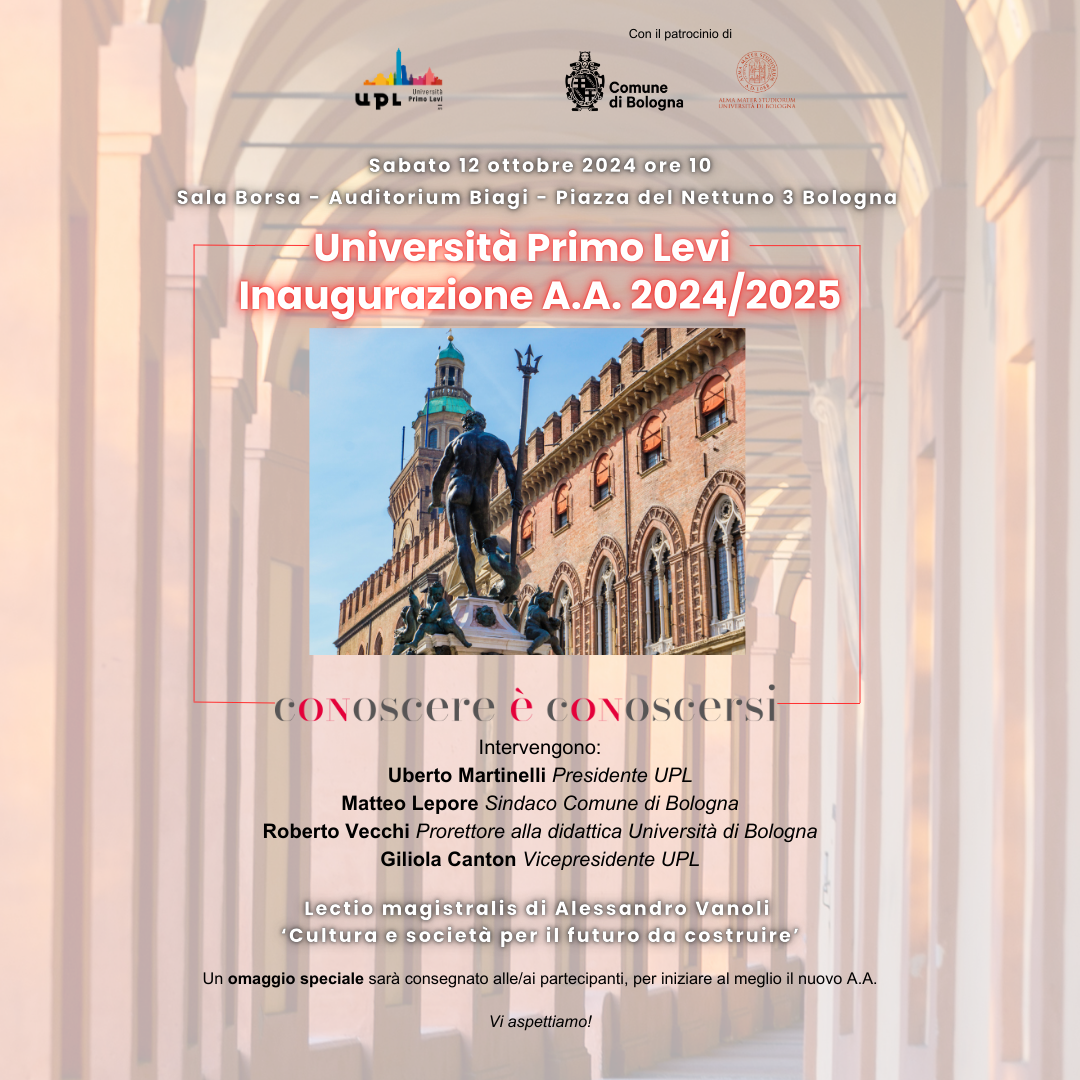 Invito all’Inaugurazione dell’A.A. 2024/2025 di UPL